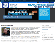 Tablet Screenshot of mowbraypandc.org.au